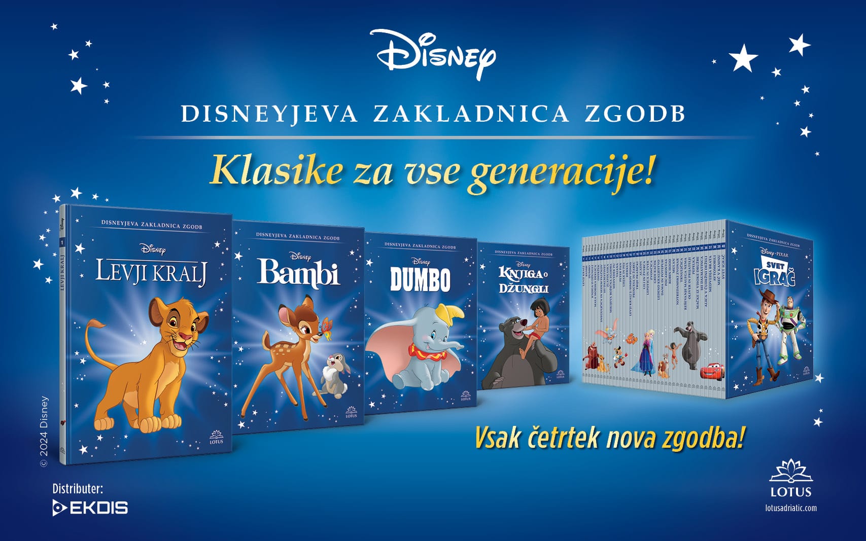 Disney: Disneyjeva zakladnica zgodb – Klasike za vse generacije!