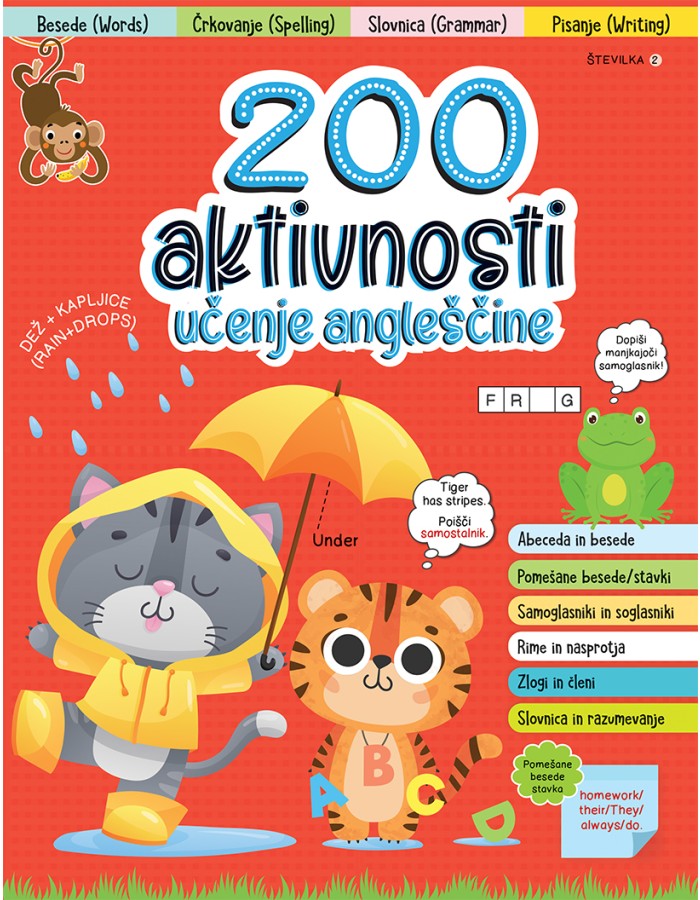 200 aktivnosti št. 2 - UČENJE ANGLEŠČINE