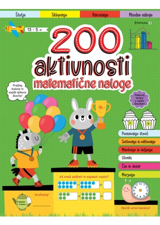 200 aktivnosti št. 3 - MATEMATIČNE NALOGE