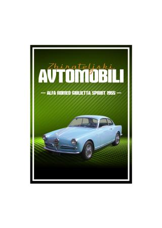 Št. 38 - Zbirateljski avtomobili - 1955 ALFA ROMEO GIULIETTA SPRINT