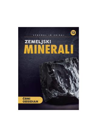 Št. 12 - Minerali - Črni obsidian