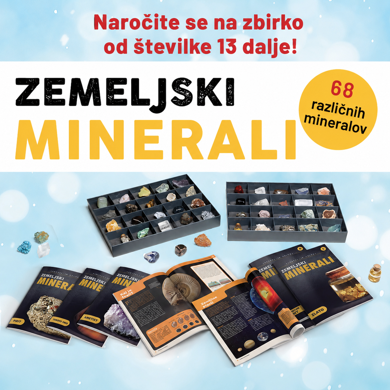 ZEMELJSKI MINERALI - naročnina od 13. številke dalje