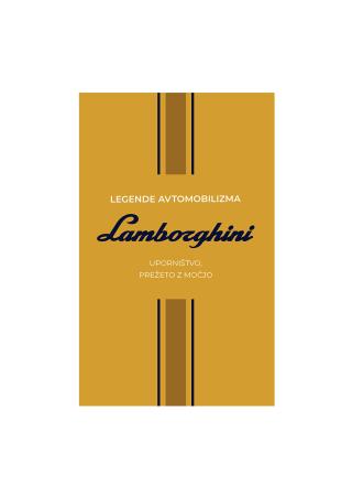 Št.5 - Lamborgini -  Legende avtomobilizma